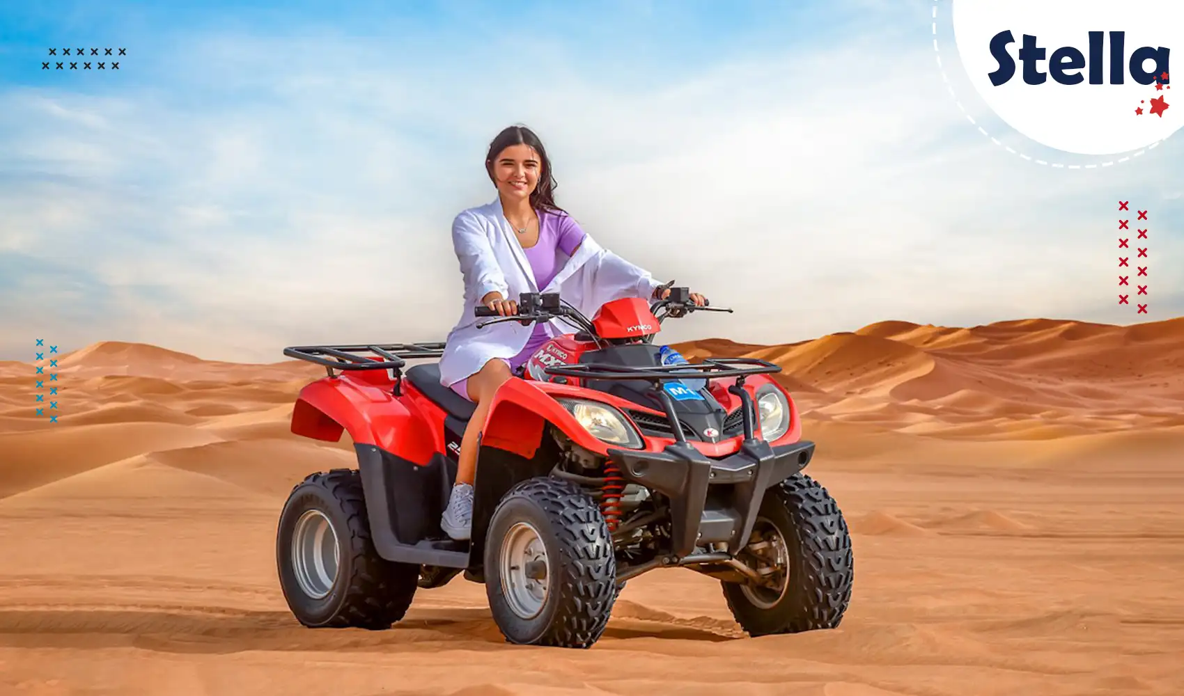 Przygoda na quadzie na pustyni w ramach wycieczki Hurghada.
